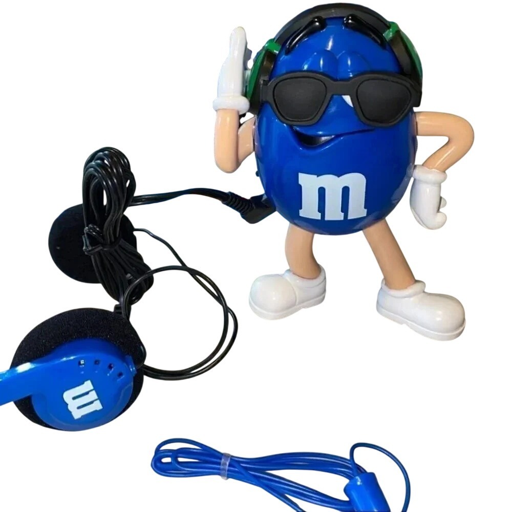 M&M's Blue Character Radio Blue Vintage Collectors Series RadioShack Exclusive‎